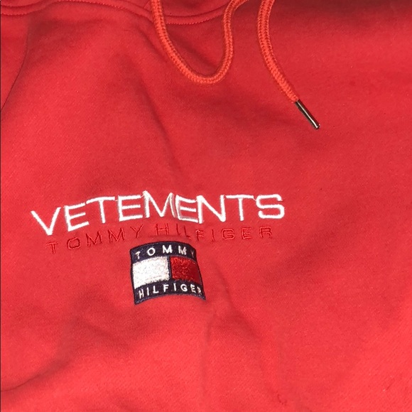 vetements x tommy hilfiger